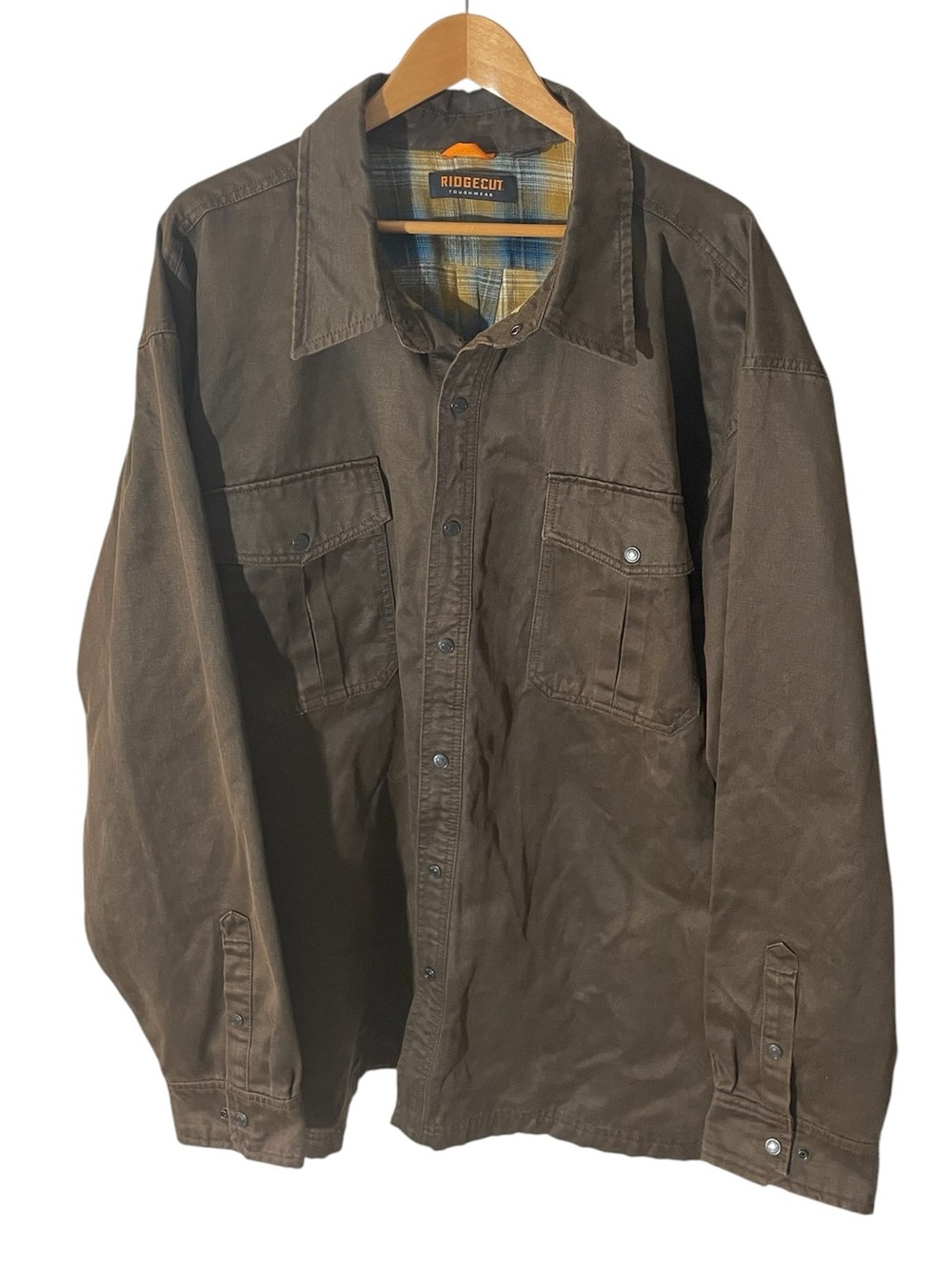 TT2- Ridgecut Toughwear Brown Canvas Field Shirt Jacket